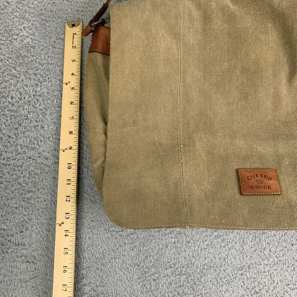 Cutter & Buck Messenger Bag Leather Shoulder Strap